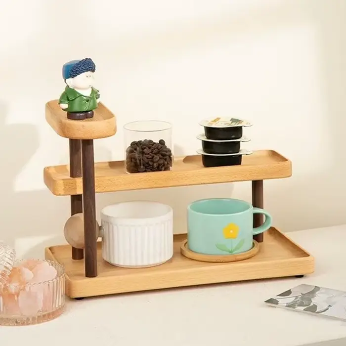 Présentoir créatif en bois pour parfum, étagère pour parfum, présentoir à parfum, vitrine pour figur