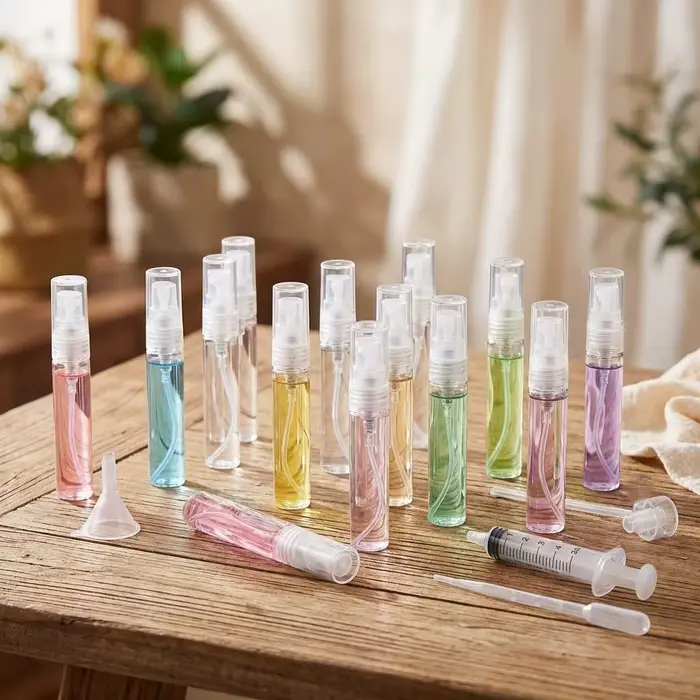10/20/50 pièces, flacons d'échantillons de parfum miniatures vides