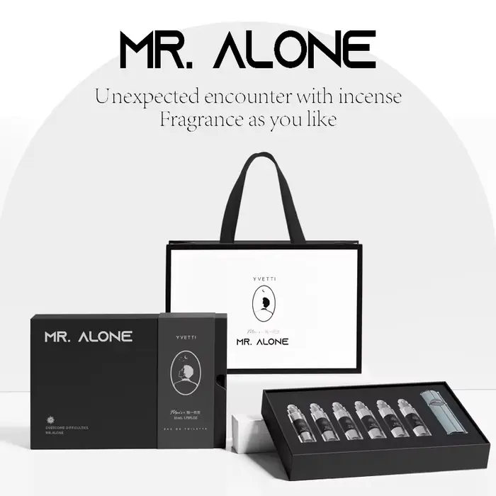 Coffret Cadeau d'Échantillons de Parfum Boisé de Luxe pour Homme, Eau de Toilette en Spray (7*12ML),