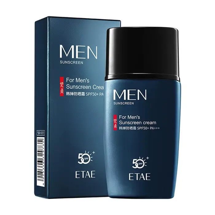 Crème solaire SPF 50 pour le visage pour hommes
