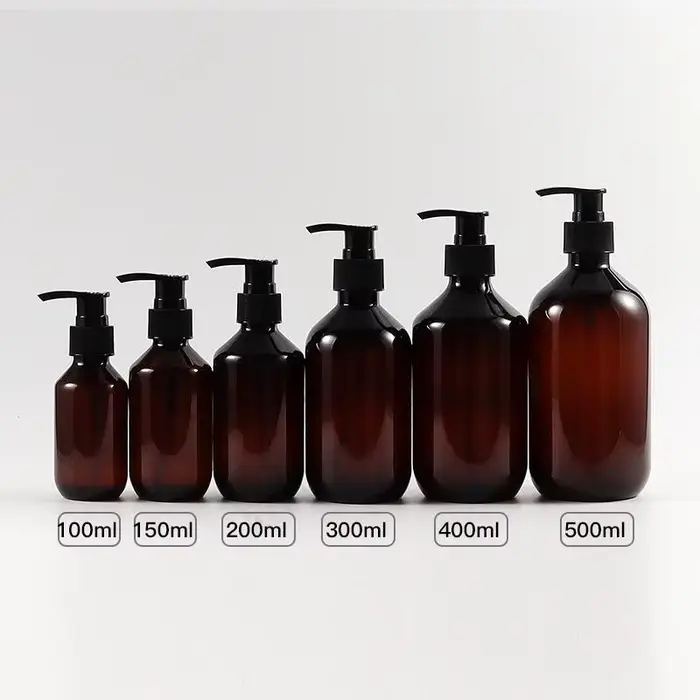 Bouteilles rechargeables pour shampoing, 100/150/200/300/400/500ml, récipient à pompe, liquide en plastique, bouteilles de Gel douche, fourniture de bain à domicile