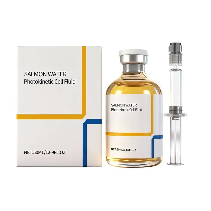 1-3 sets d'essence de soin en ampoule en tube à aiguille, à l'eau de saumon et à la cellule photokin