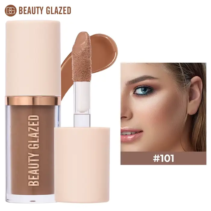 2025 beauté vitrée 2 couleurs liquide contour pour améliorer le Contour du visage, imperméable, mat,