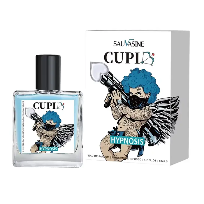 Parfum EDP unisexe, design Cupidon, 50 ml, portable, longue durée, eau de parfum pour hommes et femm