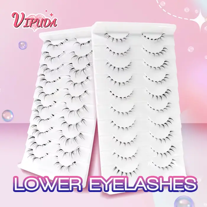 10 paires de cils inférieurs Manga