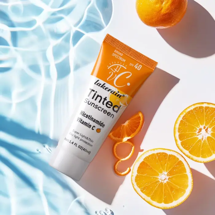 Nouvelle crème solaire teintée pour le visage Spf 50 sans huile Anti UVA/UVB corps