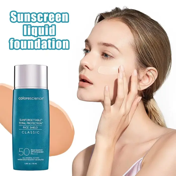 Fond de teint Colorescience Sunforgettable Total Protection avec SPF - Hydratant teinté naturel pour tous types de peau
