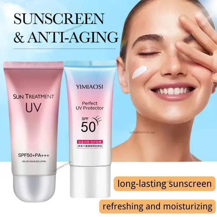 Crème solaire à large spectre SPF 50+ Isolation UV