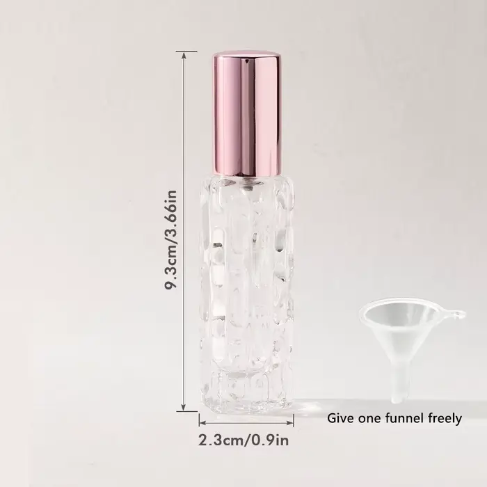 Mini bouteilles de pulvérisation de parfum de 10ml, 2 pièces, liquide de voyage Portable, contenant 