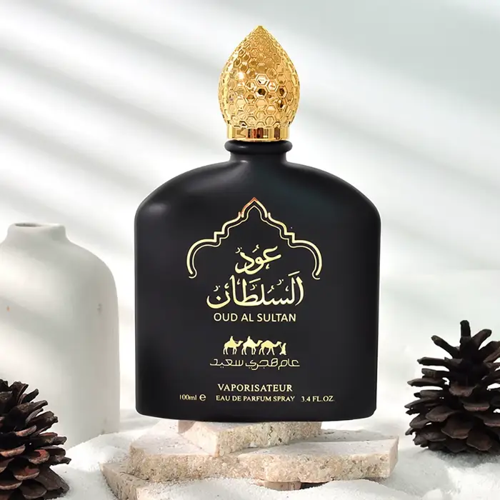 100ML 3.4FL.OZ OUD AL SULTAN Parfum arabe unisexe Parfum fort fruité Floral femmes et hommes Eau de 