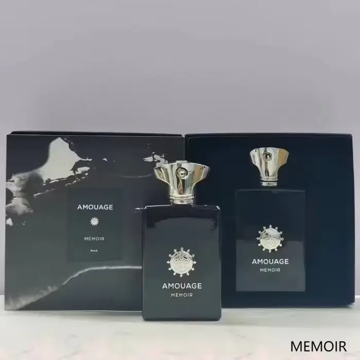 Parfum pour homme élégant en flacon métallique, longue tenue, senteur boisée épicée masculine, parfu