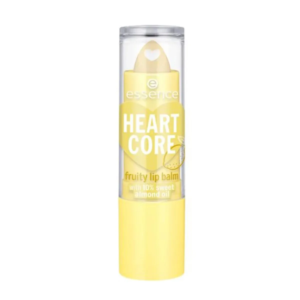 Essence Cosmetics Heart Core Fruity Bálsamo Labial 04-Lucky Lemon 3g