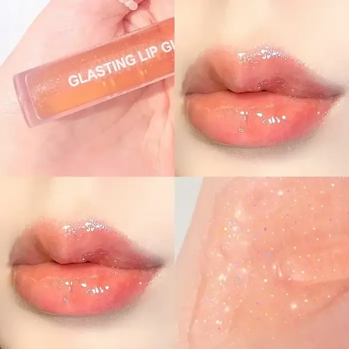 Gloss à lèvres effet miroir