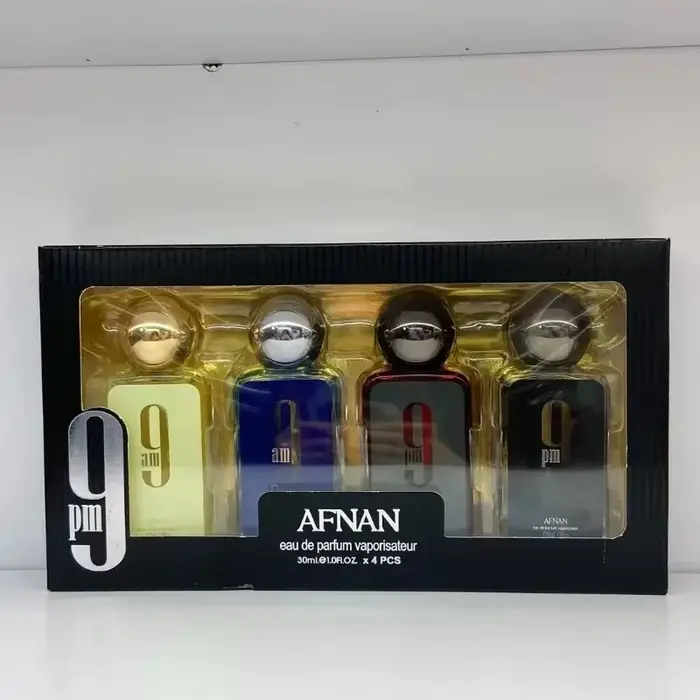 Ensemble de parfums AFNAN 4 pièces 30 ml, eau de parfum unisexe, parfum longue durée, frais, sucré, 