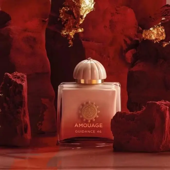 AMOUAGE Guidance 46 100ml Extrait de Parfum Floral Boisé Rose Encens Vanille Ambre Parfum Unisexe de Luxe Longue Durée