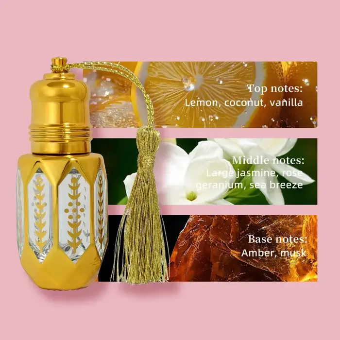 Huile de parfum arabe fruitée au jasmin