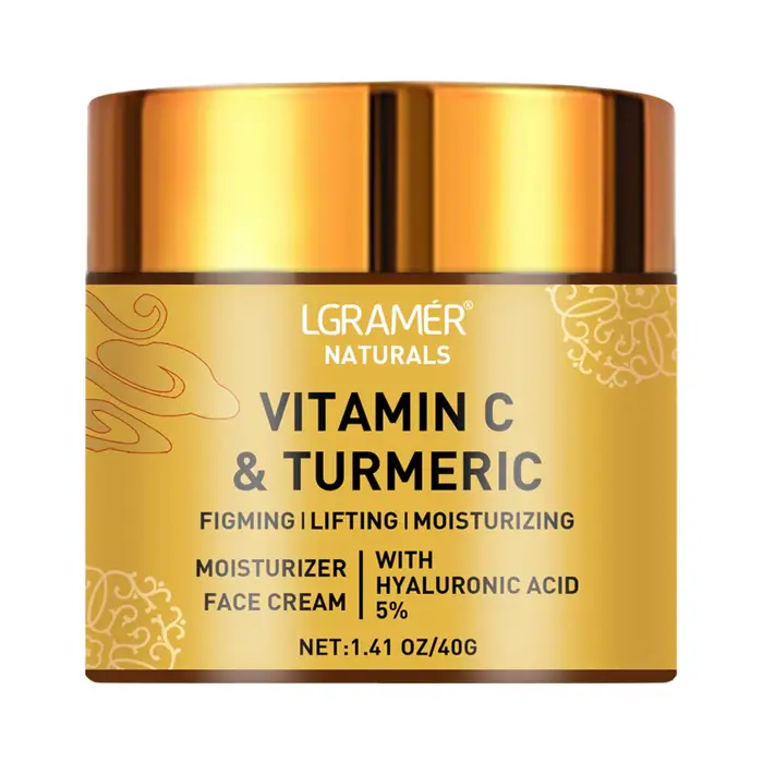 Crème pour le visage à la vitamine C au curcuma