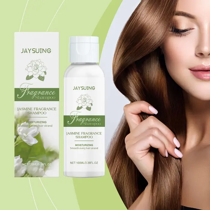 Shampoo au jasmin Jaysuing pour femmes 500ml, nettoyage en profondeur, nourrissant, réparation des c