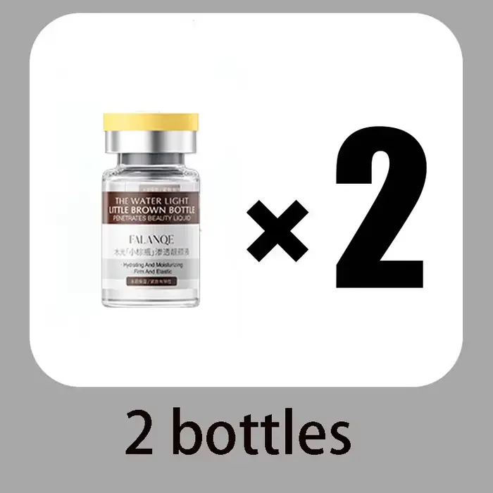 Petite bouteille brune pénétrante beauté améliorant liquide hydratant à l'eau - hydratant - éclairci
