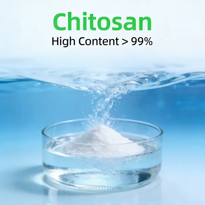Chitosan hydrosoluble 99% Chitine déacétylée Chitosan |   Matière première pour les soins de la peau