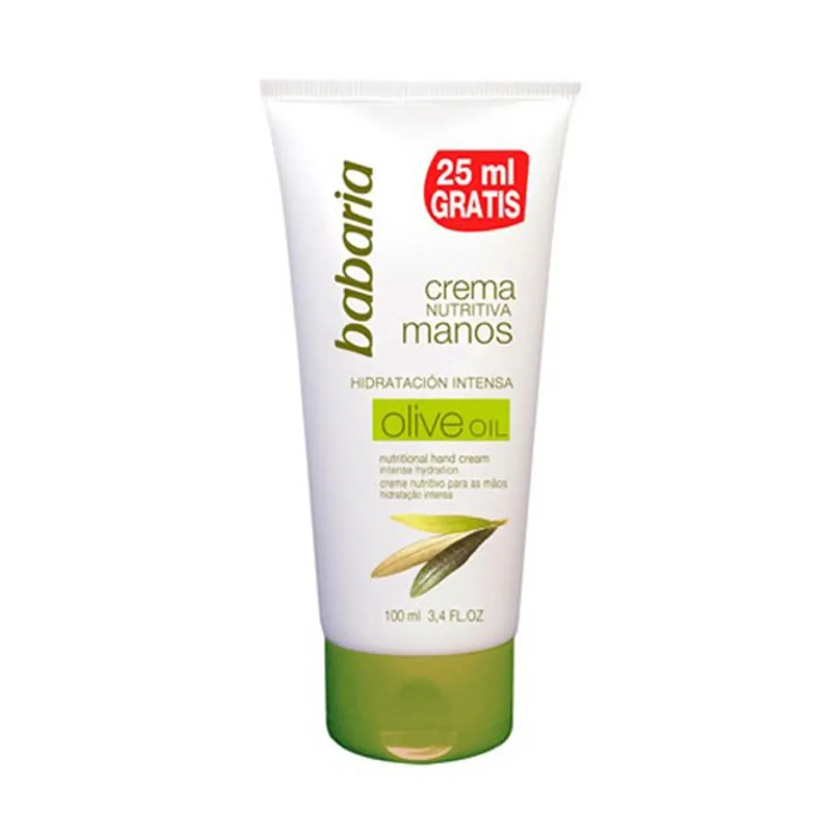 Babaria Olive Oil Crème Pour Les Mains Nourrissante 75ml