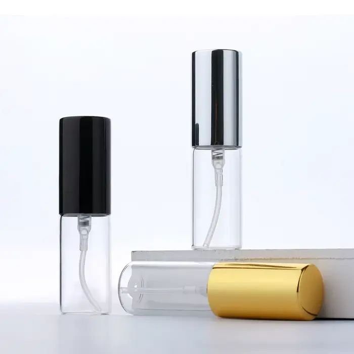 Flcopropriété Pulvérisateur Portable AfricCosmetic, Étui de Voyage, Cadeau, Échdébord, Mini, Maquillage, 5ml, 100Pcs, Lot