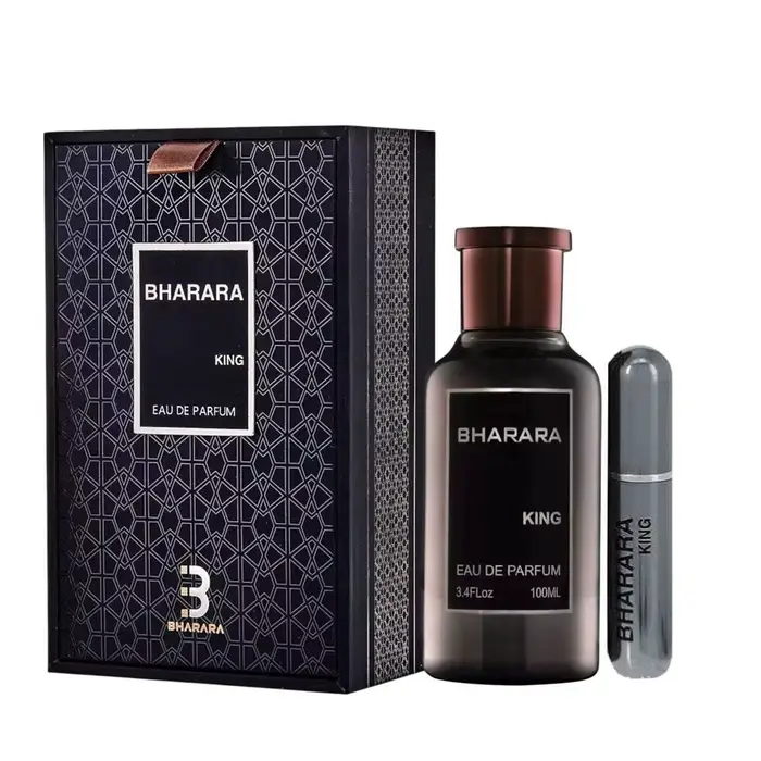 Bharara King Eau de Parfum 100ML Parfum pour homme haut de gamme 3.4oz Vaporisateur scellé dans un c