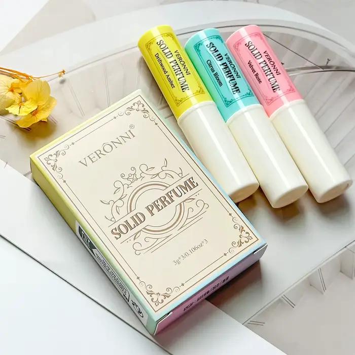 3 bâtons de parfum solides - Parfum longue durée