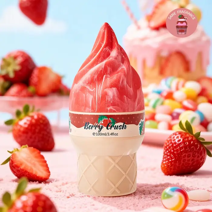 Spray de parfum de dessert gastronomique, parfum de pop-corn caramel de barbe à papa de biscuit au c