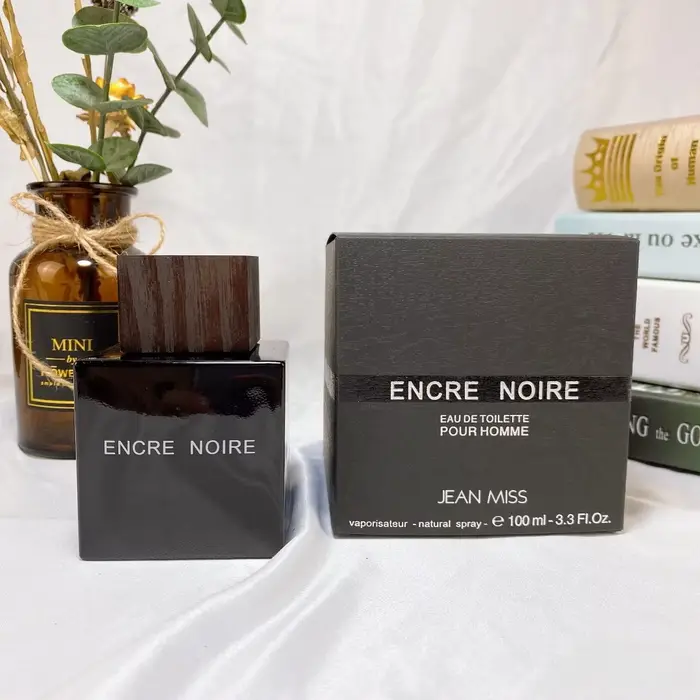 Parfum pour homme 100 ml Black Ink, Eau de Toilette boisée - Cologne boisée pour homme, parfum longu