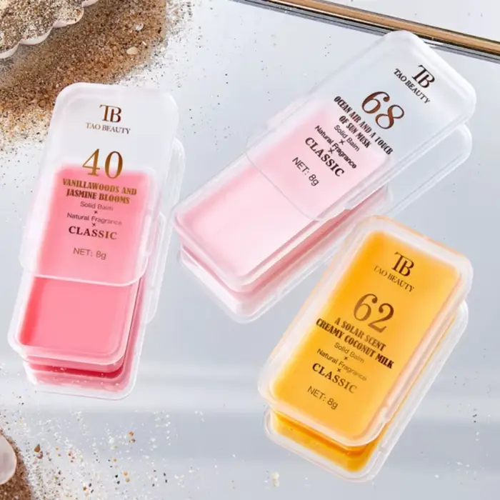 Parfum solide d'été, rafraîchissant