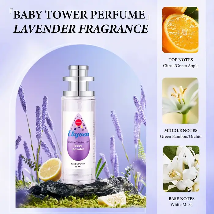 Eau de parfum légère et confortable pour peaux sensibles, parfum frais et innocent pour un usage quo
