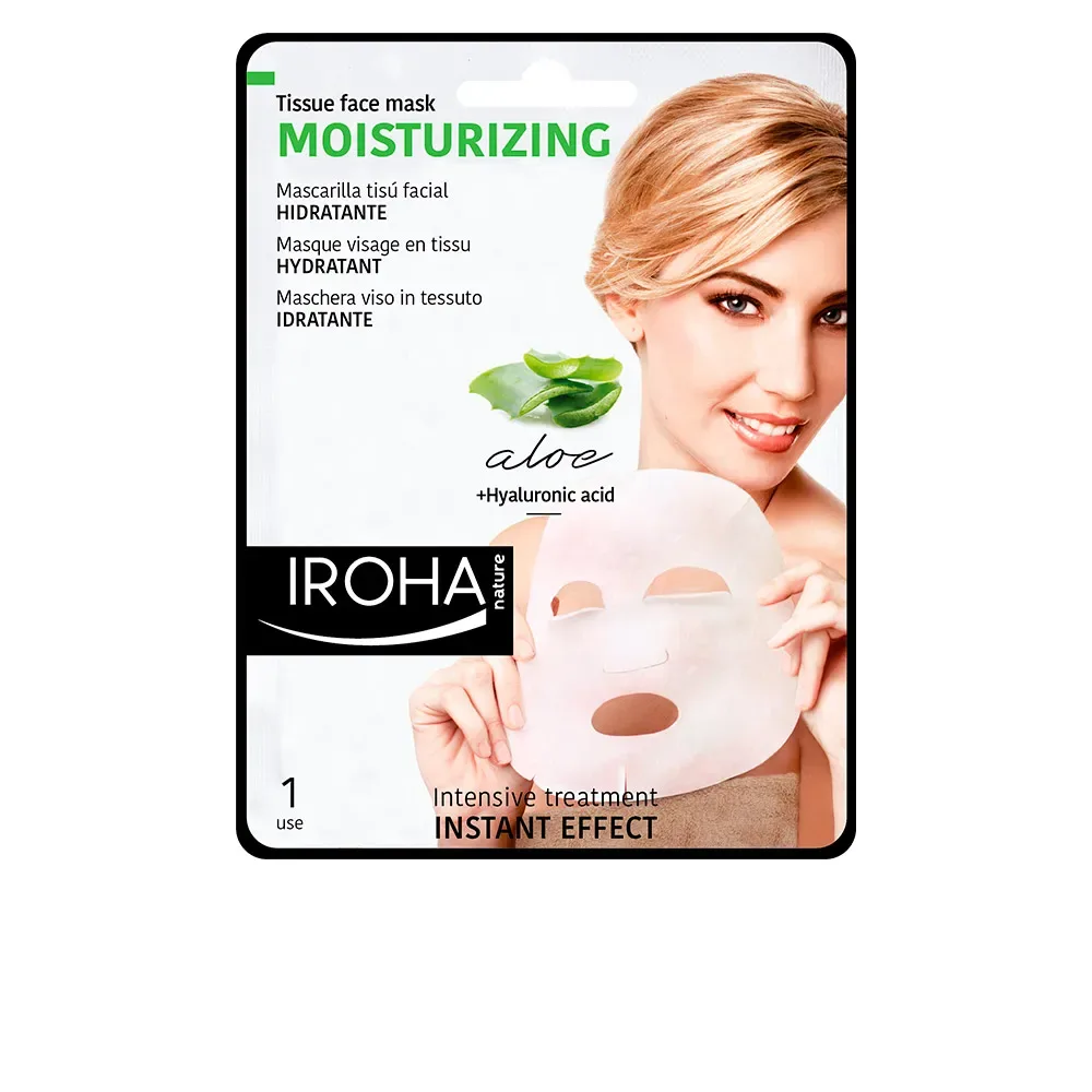 Iroha Nature Hydratant Masque Visage En Tissu Aloe Vera 1 Unité