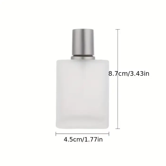 Bouteille de parfum en verre sablé à vis de 30ml