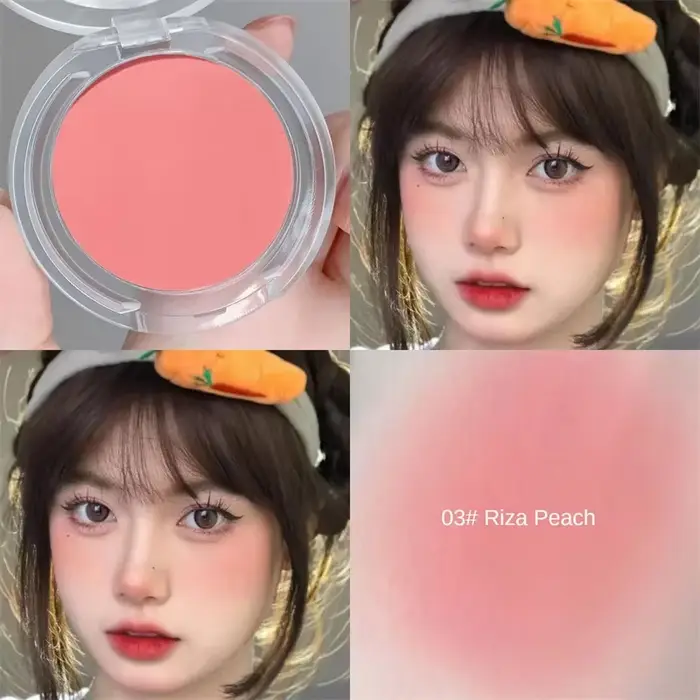 Blush monochrome mat, couleur naturelle des joues