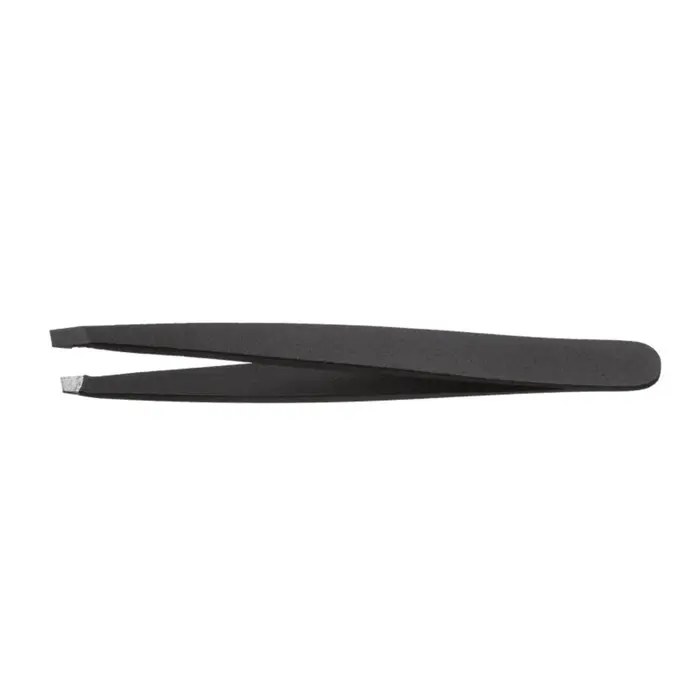 Eurostil Dorada Punta Oblicua Pinza De Depilar 9cm 1un