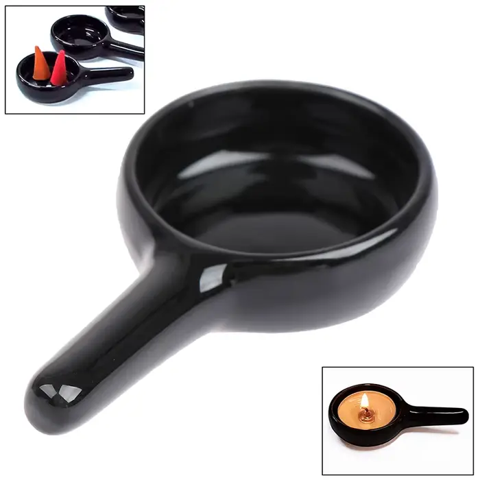 Brûleur d'Arôme en Céramique pour Huiles Essentielles, Porte-Bougie d'Aromathérapie, sexuellement Durable, Lavande, Nouveau, 1 Pièce