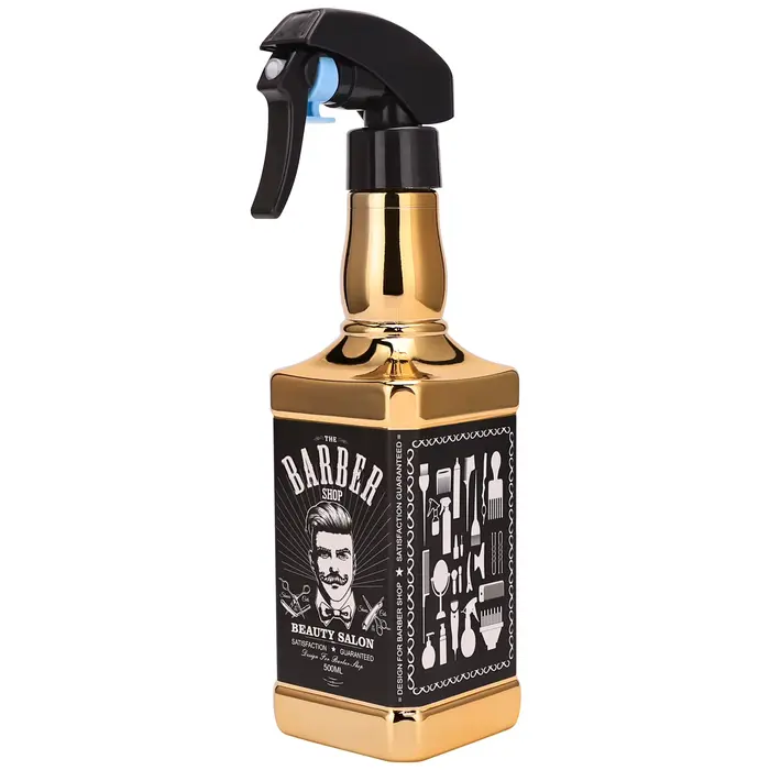 Coiffure Spray Bouteille Salon De Coiffure Cheveux Outils Pulvérisateur D'eau Rétro Whisky Tête D'hu