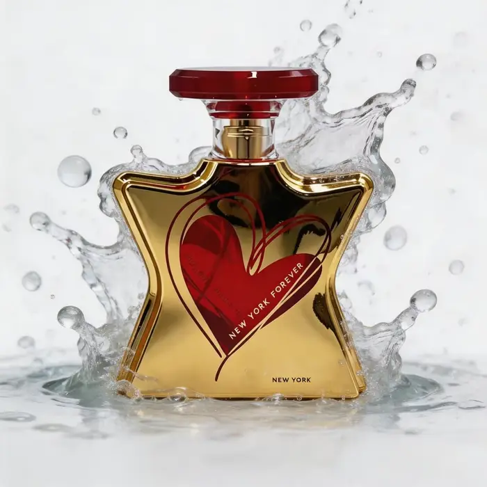 Parfum unisexe 100 ml, notes d'ambre, de vanille et de patchouli, Eau de Parfum en spray, New York & Forever