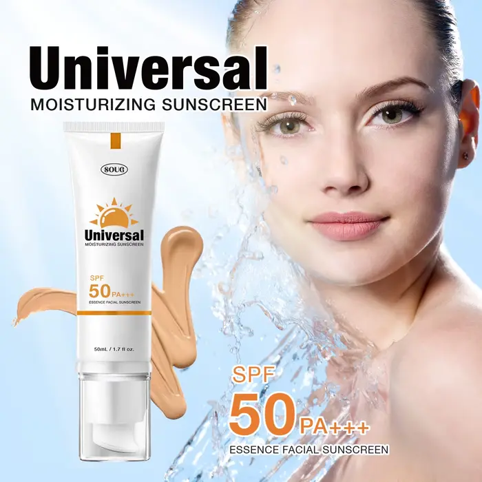 Crème solaire teintée SPF50