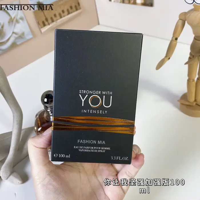 Parfum pour homme Stronger With You Intensely, 100 ml, Cologne boisée longue durée, vaporisateur cor