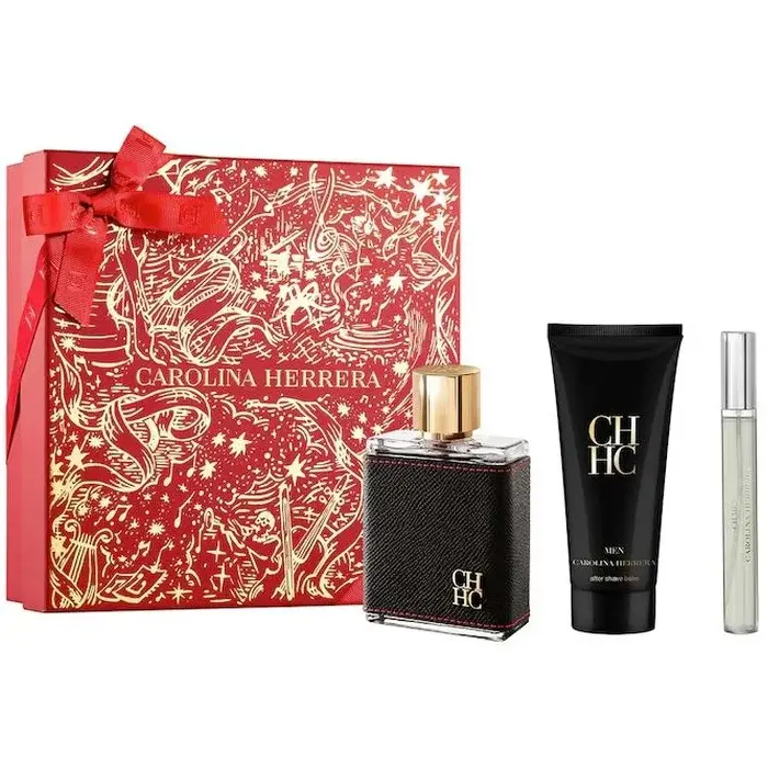 Carolina Herrera Ch Men Eau De Toilette Vaporisateur 100ml Coffret 3 Produits