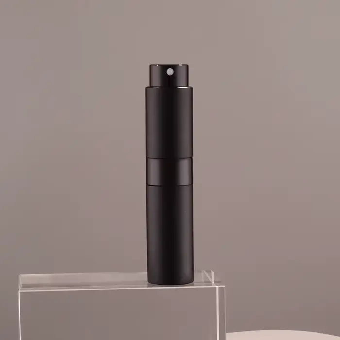 1 pièces + 2 accessoires flacon de parfum en aluminium métallique de 8 ml avec 1 flacon pulvérisateu