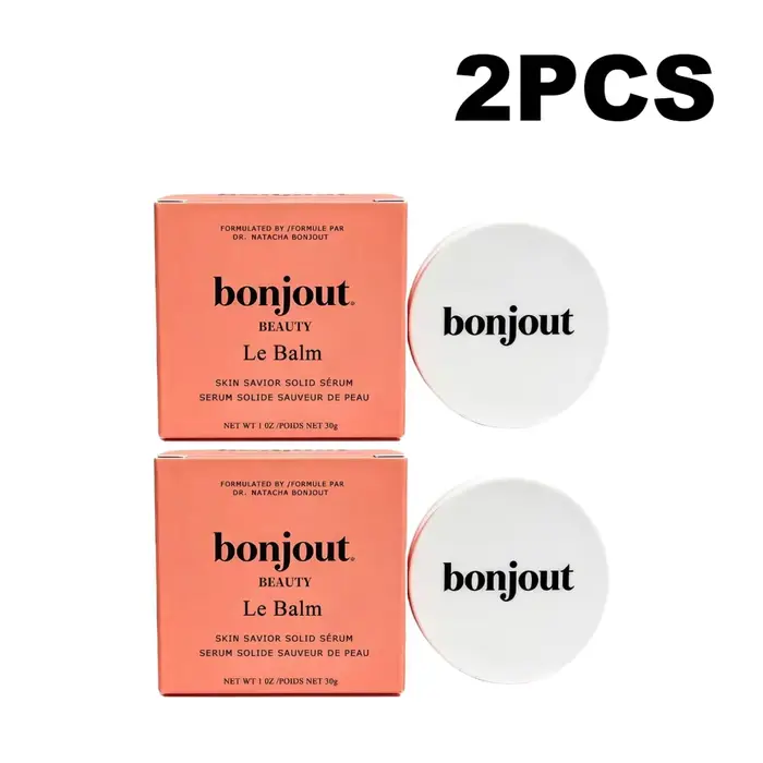 Le Balm, sérum solide de Bonjout Beauty, 30 g, sans parfum, baume réparateur, baume hydratant en profondeur, baume apaisant pour le visage, pour les peaux dont la barrière cutanée est endommagée.