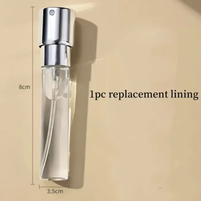 Atomiseur de parfum rechargeable de 8ML, Mini récipients cosmétiques en cuir haut de gamme, revêteme