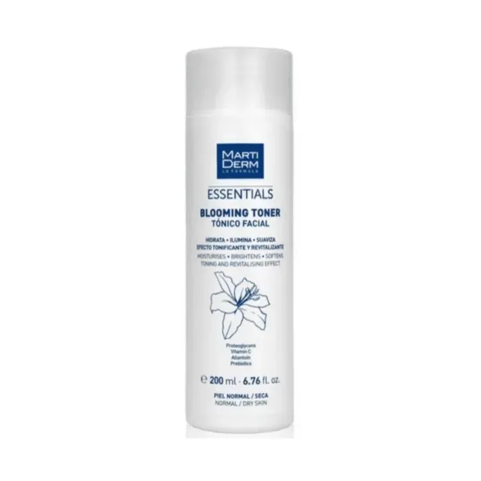 Martiderm Essentials Blooming Toner Peau Normale Sèche 200ml