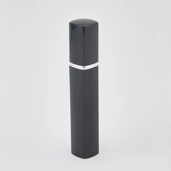 Flacon de parfum 12 ml, tube carré en aluminium, flacons distributeurs de parfum, vaporisateur ultra